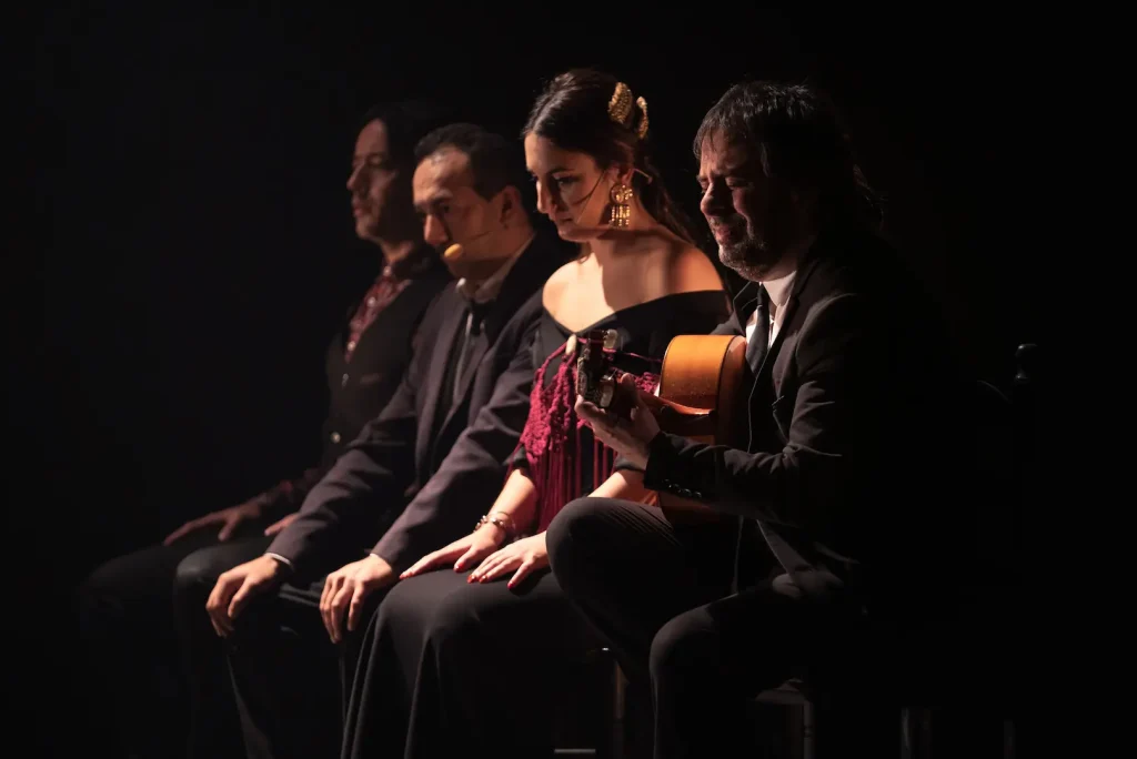 Fotografía de espectáculo de flamenco íntimo en Madrid
