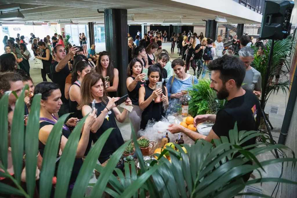 Fotografía de evento de bienestar en Madrid