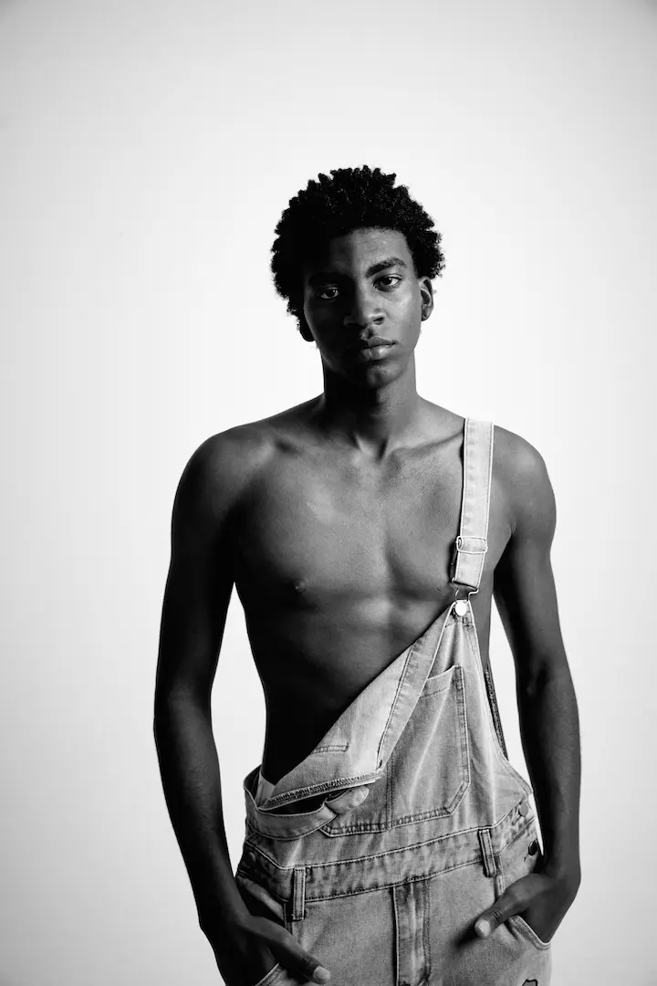 Fotografía de moda en Madrid digital en blanco y negro retrato